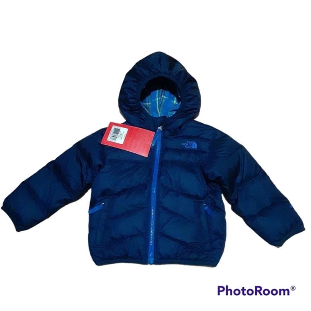 NWT The North‎ Face 550 Down jacket Moondoggy reversible,3 Toddler